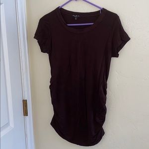 Brown Maternity Top